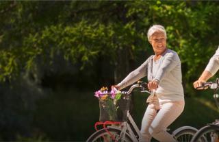 Learn more about post retirement employment, image-seniors riding on bicycles